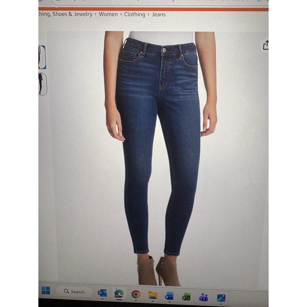Jessica Simpson Curvy High Rise Skinny Ankle Jeans Size 30